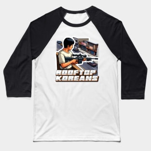 Rooftop Koreans Baseball T-Shirt